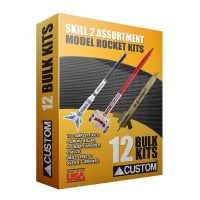CUSTOM GALAXY Flying Model Rocket Kit 10058-2 STAGE D POWER 2 1/2 FT TALL 